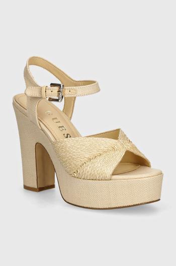 Sandále Guess STARLA béžová farba, FLTSTA ELE03