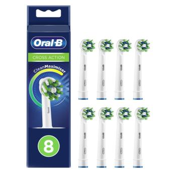 ORAL-B EB 50-8 CrossAction náhradná hlavica s Technológiou CleanMaximiser 8 ks