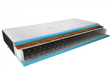 Bonellový pružinový matrac Oslo 120x200 Kašmír + Zamat čierna