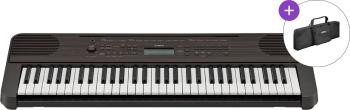 Yamaha PSR E360 Cover SET Keyboard s dynamikou Dark Walnut