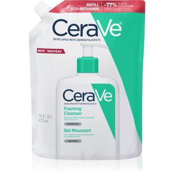 CeraVe Refill Foaming Cleanser čiastiaci penivý gél pre normálnu až mastnú pleť náhradná náplň 473 ml