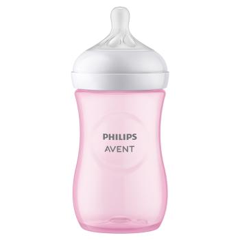 PHILIPS AVENT Fľaša Natural Response 260 ml, 1m+, ružová