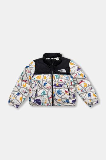 Detská páperová bunda The North Face KID 1996 RETRO NUPTSE JACKET béžová farba, NF0A82TS4FO1