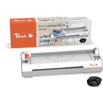 PEACH 6 in 1 Laminátor & Trimmer PBP350 A4 (511096)