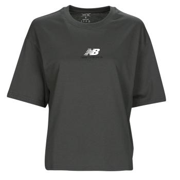 New Balance  Athletics 1/4 Zip  Tričká s krátkym rukávom Čierna