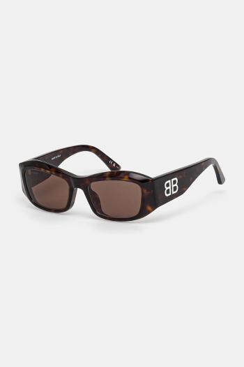 Slnečné okuliare Balenciaga dámske, oranžová farba, BB0397SA