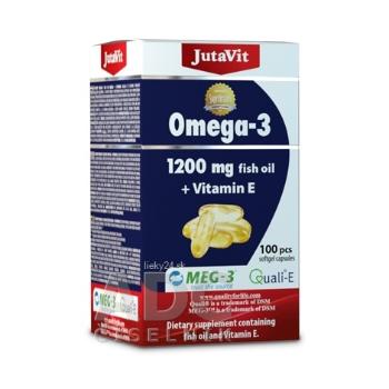 JutaVit Omega-3 1200 rybí olej + vitamín E