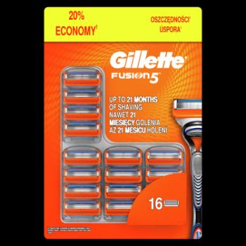 GILLETTE Fusion Náhradné hlavice 16 ks