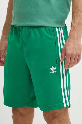 Šortky adidas Originals pánske, zelená farba, IM9420