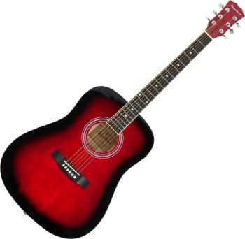 Pasadena SG028 Red Sunburst Akustická gitara