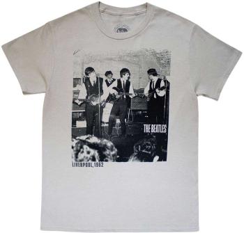 The Beatles Tričko The Cavern 1962 Unisex Silver Grey S