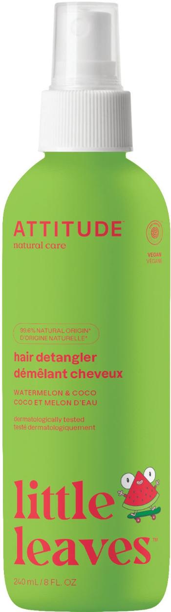 ATTITUDE Sprej pre ľahké rozčesávanie detských vláskov Little leaves s vôňou melóna a kokosu, 240 ml