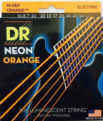 DR Strings Neon Hi-Def NOE7-10 Struny pre elektrickú gitaru