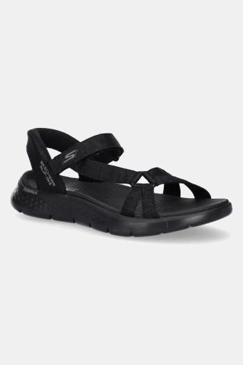 Sandále Skechers GO WALK FLEX dámske, čierna farba, 141481