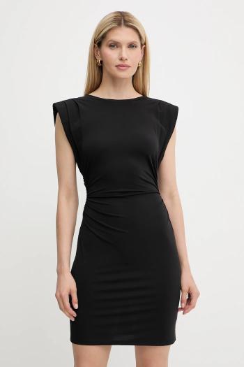 Šaty MICHAEL Michael Kors čierna farba, midi, priliehavé, MT5831FH69