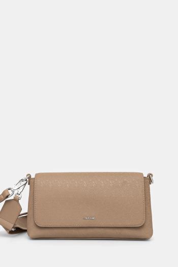 Kabelka Calvin Klein béžová farba, K60K612815