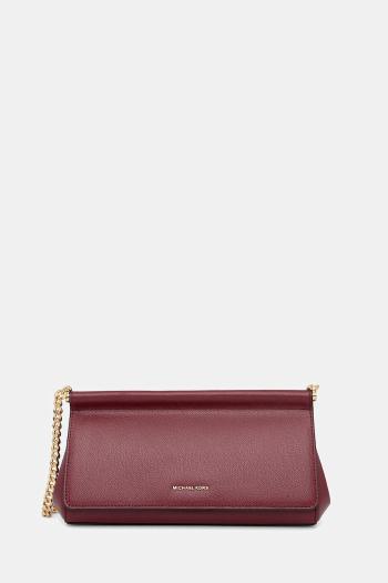 Kožená kabelka MICHAEL Michael Kors bordová farba, 30S5G9YC6L