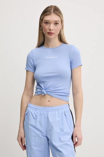 Tričko Guess Jeans dámske, tyrkysová farba, W5RI57 KA0H1