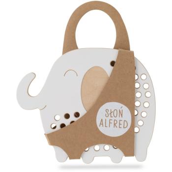 Milin Big Wooden Lacing Toy Elephant Oliver aktivity hračka 19,5 cm x 16 cm x 0,7 cm 1 ks