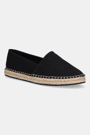 Espadrilky Calvin Klein ESPADRILLE - HE čierna farba, HW0HW02384