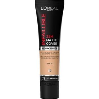 LORÉAL PARIS Infaillible 32H Matte Cover 175 Sand, matný mejkap, 30 ml (3600523784448)