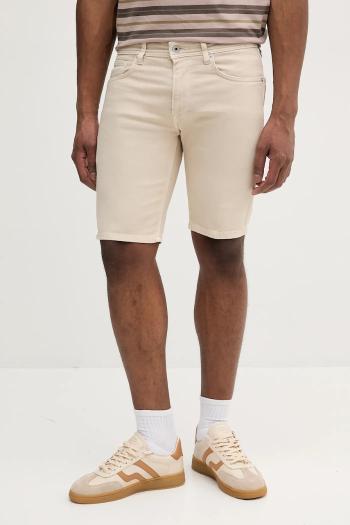 Šortky Pepe Jeans TAPER SHORT béžová farba, PM801084YH2