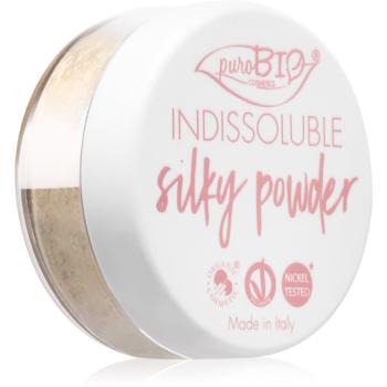 puroBIO Cosmetics Indissouble zmatňujúci sypký púder odtieň 03 Yellowish 8 g