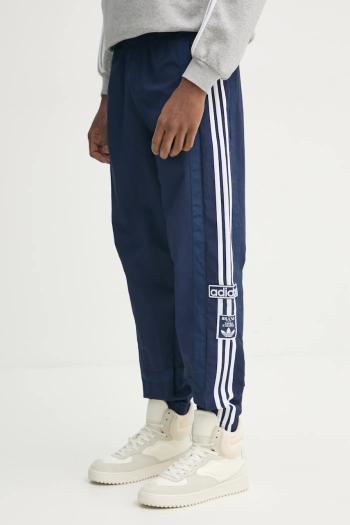 Tepláky adidas Originals Adibreak tmavomodrá farba, s nášivkou, JD4258