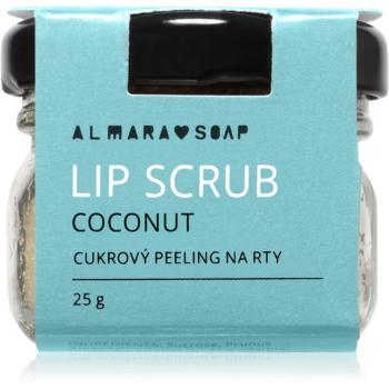 Almara Soap Scrub cukros peeling az ajkakra Coconut 25 g