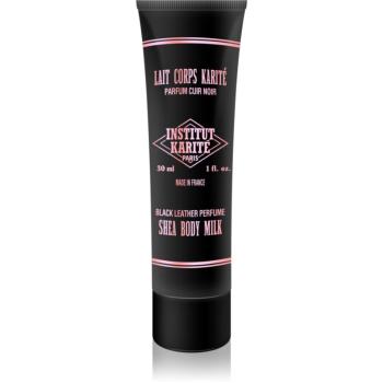Institut Karité Paris Black Leather Shea Body Milk telové mlieko s bambuckým maslom 30 ml