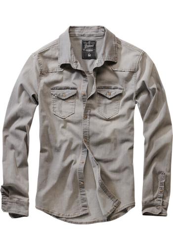 Brandit Riley Denim Shirt grey - M