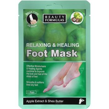 BEAUTY FORMULAS Relaxačná a liečivá maska na chodidlá (1 pár) (5012251011433)