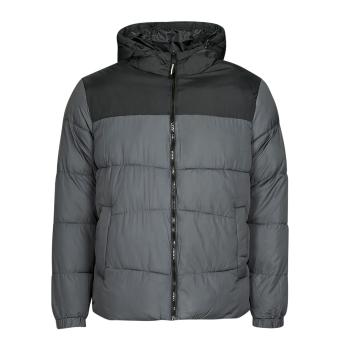 Jack & Jones  JJCHILI PUFFER HOOD  Bundy Šedá