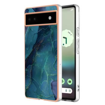 IMD MARBLE Ochranný kryt Google Pixel 6a GREEN