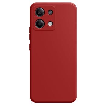 RUBBER Ochranný kryt pre Xiaomi Redmi Note 13 5G tmavočervený