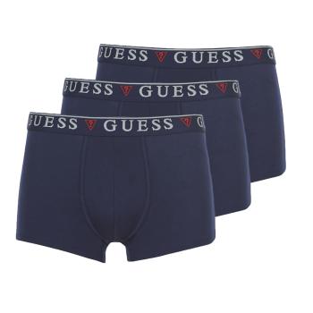 Guess  BRIAN BOXER TRUNK PACK X4  Boxerky Námornícka modrá