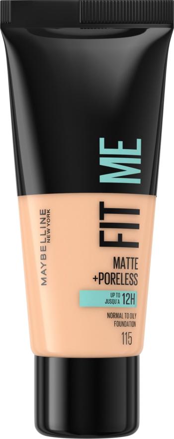 Alapozó MAYBELLINE NEW YORK Fit Me Matte & Poreless Make Up 115 Ivory 30 ml