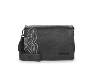 Desigual  BAG GOODALL DORTMUND FLAP 2.0  Tašky cez rameno Čierna