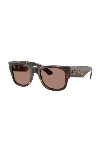 Slnečné okuliare Ray-Ban MEGA WAYFARER hnedá farba, 0RB0840S