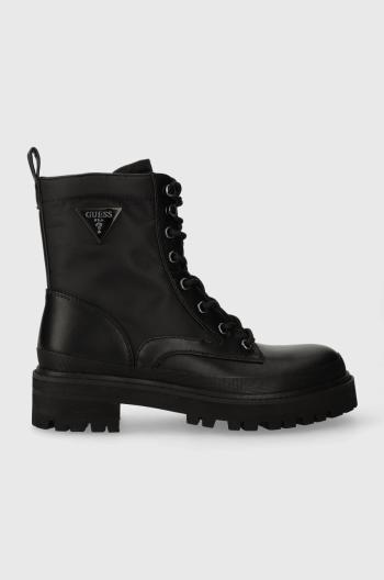 Workery Guess BADA dámske, čierna farba, na platforme, FL7BDA ELE10