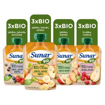 SUNAR BIO vrecúško mix kartón (od 4 mesiacov) 12 x 100 g