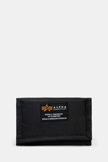 Peňaženka Alpha Industries Crew Wallet II čierna farba, 146940