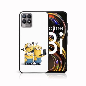 MY ART Silikónový obal Realme 8i MINIONS SELFIE (022)