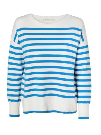 TATUUM Pulóver 'Miro'  kék / fehér
