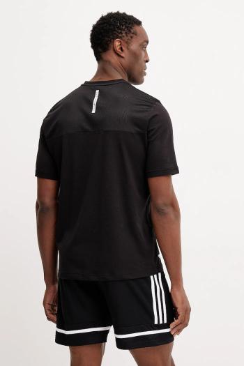 Tréningové tričko EA7 Emporio Armani čierna farba, s potlačou, AF13956.7M000124