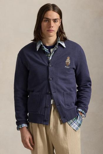 Mikina Polo Ralph Lauren modrá farba, s nášivkou, 710980316