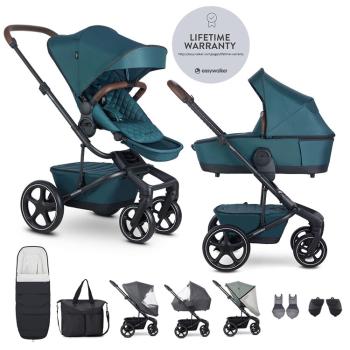 EASYWALKER Kočík kombinovaný Harvey⁵ Premium Jade Green XXL RWS