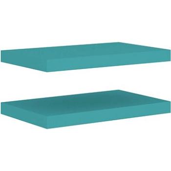 Shumee plávajúce nástenné 2 ks modré 50×23×3,8 cm MDF, 326616