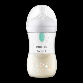 PHILIPS AVENT Fľaša Natural Response s ventilom AirFree 260ml, 1m+ medveď