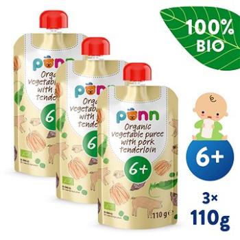 SALVEST Ponn BIO Bravčová panenka so zeleninovým pyré 3× 110 g (8594200260774)